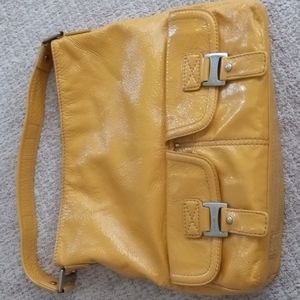 Michael Kors Yellow Patent Leather Handbag